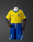 Conjunto Infantil Brazil World Cup 2026 Kit Kids