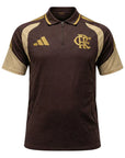 Conjunto Flamengo Treino C/Zíper 26/27 - Marrom