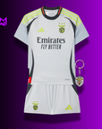 Conjunto Infantil Benfica Terceiro 2024/25 - ÚLTIMAS UNIDADES! 🔥🦅
