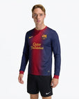 Barcelona 12/13 I Home Jersey - Long Sleeve Retro Version