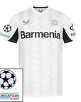 Bayer 04 Leverkusen Away Fan Jersey 2024/25 Patches UCL UEFA Foundation (Official Printing)