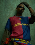 Barcelona Travis Scott Home Fan Jersey 2025/26 Spotify and FC Barcelona Collab With Travis Scott on a Special Cactus Jack