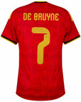 Belgium Home De Bruyne 7 Fan Jersey Shirt 2026 World Cup