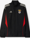 Casaco preto e vermelho 2025/26 fecho completo Benfica