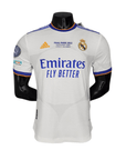 Real Madrid Home Authentic Player [Slim Fit] Player [Slim Fit] Player [Slim Fit] Player 2021/22 FIFA WCC Patch UCL UEFA Foundation Patches - Slim Fit