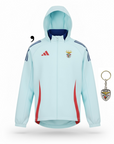 Casaco azul/vermelho 2025/26 fecho completo Benfica