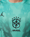 Brasil Jordan 2026 Mens Short Sleeve Goalkeeper Jersey World Cup 2036
