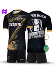 Conjunto Infantil Sporting Terceiro “7” Ronaldo BICAMPEÃO 2024/25 - MODELO EXCLUSIVO! 🦁🏆