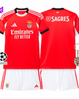 Conjunto Infantil Benfica Principal 2025/26 - ÚLTIMAS UNIDADES! 🔥🦅