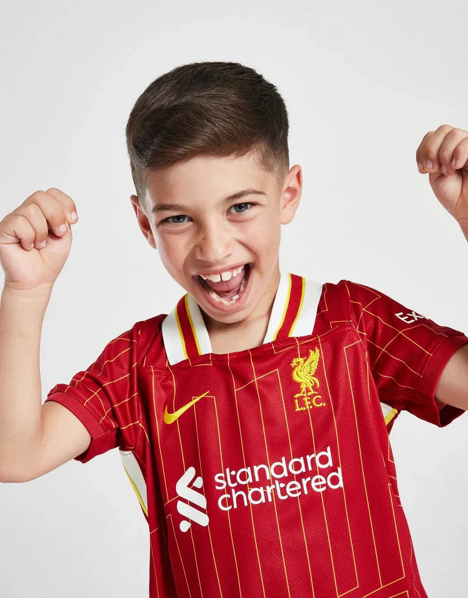 Kids Liverpool Home Kit 2024/2025 - CHAMPIONS 