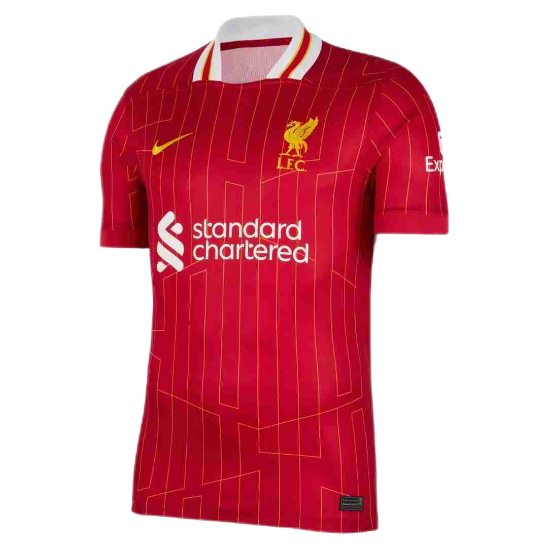 Liverpool Home Jersey 2024/2025 - CHAMPIONS 20 &amp; Gold Trophy