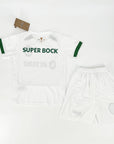 Conjunto Infantil Sporting Alternativa 2024/25 - ÚLTIMAS UNIDADES! 🔥💚