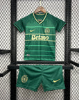 Conjunto Infantil Sporting Away 2024/25 - ÚLTIMAS UNIDADES! 🔥💚