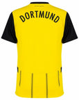 Borussia Dortmund Home 2024/25 Patches UCL UEFA Foundation (Official Printing)