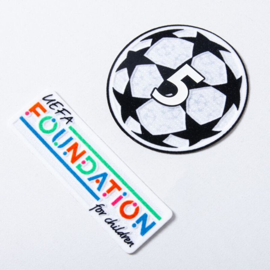 Barcelona Home Long Sleeve 2024/25 Patches UCL UEFA Foundation (Official Printing)