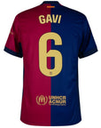 Barcelona Home 2024/25 Patches UCL UEFA Foundation (Official Printing)