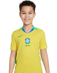 Kids Kit Brazil Home Fan Jersey 2025/26