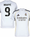 Real Madrid Mbappé 9 Home Fan Jersey 2025/26