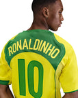 Brazil 2004 I Home Jersey - Retro Version - Ronaldinho 