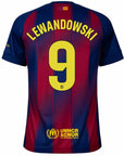 Barcelona Home Lewandowski 9 Home Fan Jersey 2025/26