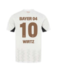 Bayer 04 Leverkusen Away Fan Jersey 2024/25 Patches UCL UEFA Foundation (Official Printing)