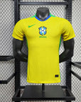 Brazil 2025/26 Home Jersey Player Version - Brasil - Slim Fit