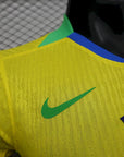 Brazil 2025/26 Home Jersey Player Version - Brasil - Slim Fit