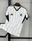 Real Madrid Home Jersey 2025/26 - Version Baseball US Pack [Slim Fit]