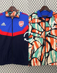 Arsenal 24/25 Windbreaker Reversible Blue and Orange