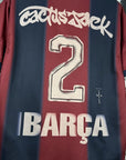 CJ x  x Barcelona Retro 2000/01 Home Skeleton jersey