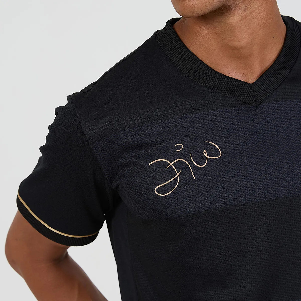 Camisa Flamengo Zico 1981 Preto e Ouro Retrô Masculina - Zico 