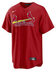 Jersey MLB St. Louis Cardinals  Alternate Torcedor Masculina Vermelha
