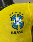 Brazil 2026 Home Player Version Long-Sleeve Jersey [Slim Fit]