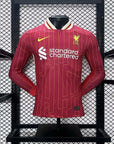 Liverpool Player Home Jersey 2024/2025 Long Sleeve