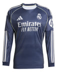 Real Madrid 2025/26 Away Long Sleeves Jersey