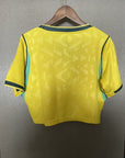Cropped Brazil Women home 2025 - Fan Version  Brasil
