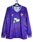 Fiorentina 92/93 I Home Jersey - Long Sleeve Retro Version