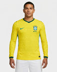 Brazil 2026 Home Player Version Long-Sleeve Jersey [Slim Fit]