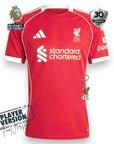 Liverpool Player Jersey Home 2025/26
