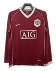 Manchester United 06/07 I Home Jersey - Long Sleeve Retro Version