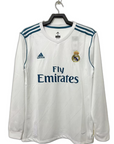 Real Madrid 17/18 I Home Jersey - Long Sleeve Retro Version